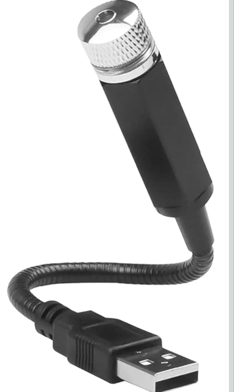 360 Degree Pattern Changing USB Star Projector Led Light for Cars, Bedroom